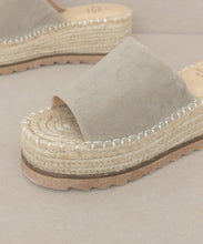 Load image into Gallery viewer, OASIS SOCIETY Ivy - Espadrille Platform Slide
