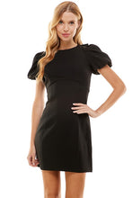 Load image into Gallery viewer, Bubble Sleeve Bow Back Dress
