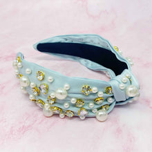 Load image into Gallery viewer, My Winslet Jeweled Satin Headband
