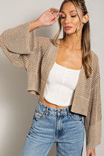 Load image into Gallery viewer, EYELET KNIT CARDIGAN
