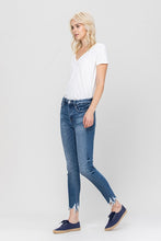 Load image into Gallery viewer, HIGH RISE ANKLE SKINNY HEM DETAILS
