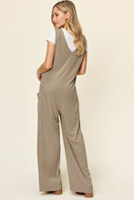 Load image into Gallery viewer, Double Take Full Size Sleeveless Wide Leg Jumpsuit with Pockets
