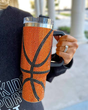 Load image into Gallery viewer, Crystal Basketball 40 Oz. Tumbler
