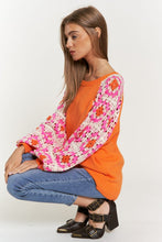 Load image into Gallery viewer, Knit Crochet Detailed Long Sleeve Sweater
