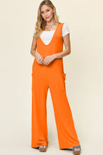 Load image into Gallery viewer, Double Take Full Size Sleeveless Wide Leg Jumpsuit with Pockets
