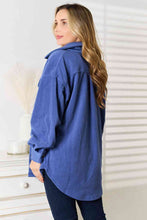 Load image into Gallery viewer, Heimish Cozy Girl Full Size Button Down Shacket
