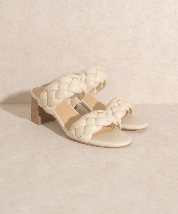 OASIS SOCIETY Regine   Casual Braided Heel