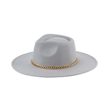 Load image into Gallery viewer, FASHIONISTA CHAIN FEDORA
