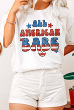 Load image into Gallery viewer, ALL AMERICAN BABE GRAPHIC TEE
