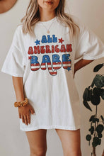 Load image into Gallery viewer, ALL AMERICAN BABE GRAPHIC TEE
