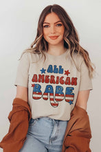 Load image into Gallery viewer, ALL AMERICAN BABE GRAPHIC TEE
