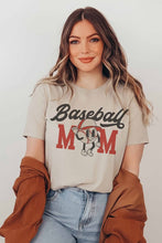 Load image into Gallery viewer, BASEBALL MOM GRAPHIC TEE
