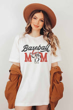 Load image into Gallery viewer, BASEBALL MOM GRAPHIC TEE
