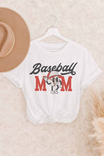 Load image into Gallery viewer, BASEBALL MOM GRAPHIC TEE
