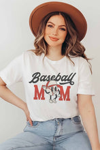 Load image into Gallery viewer, BASEBALL MOM GRAPHIC TEE
