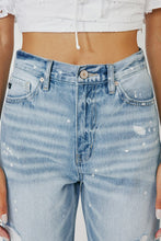 Load image into Gallery viewer, HIGH RISE SLIM STRAIGHT JEANS-KC8708M
