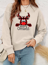 Load image into Gallery viewer, Christmas Reindeer Graphic Sweatshirt
