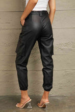 Load image into Gallery viewer, Kancan High Rise Leather Joggers
