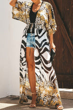 Load image into Gallery viewer, Printed Tied Duster Cardigan
