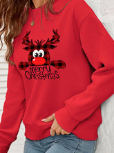 Load image into Gallery viewer, Christmas Reindeer Graphic Sweatshirt
