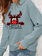 Load image into Gallery viewer, Christmas Reindeer Graphic Sweatshirt
