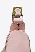 Load image into Gallery viewer, Random Pattern Adjustable Strap PU Leather Sling Bag
