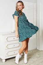 Load image into Gallery viewer, Double Take Short Flounce Sleeve Tiered Dress
