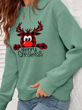 Load image into Gallery viewer, Christmas Reindeer Graphic Sweatshirt
