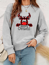 Load image into Gallery viewer, Christmas Reindeer Graphic Sweatshirt
