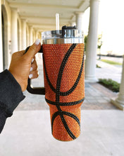 Load image into Gallery viewer, Crystal Basketball 40 Oz. Tumbler
