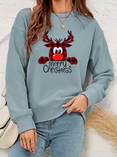 Load image into Gallery viewer, Christmas Reindeer Graphic Sweatshirt
