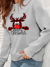 Load image into Gallery viewer, Christmas Reindeer Graphic Sweatshirt
